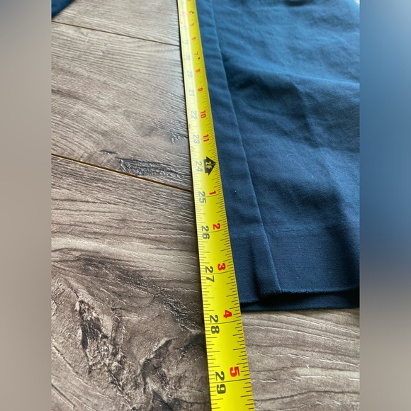 Michael Kors navy blue trousers pants with gold details 97% cotton - Picture 12 of 12